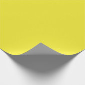 Papier Cadeau Arrière-plan jaune uni vibrant (Coin)