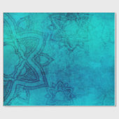 Papier Cadeau Arrière - plan mandala grunge texture (Plat)