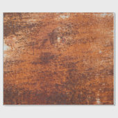 Papier Cadeau Arrière - plan métallique rouillé (Plat)
