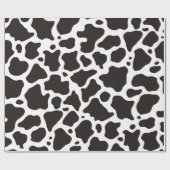 Papier Cadeau Arrière - plan motif de vache (Plat)