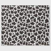 Papier Cadeau Arrière - plan motif de vache (Plat)