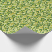 Papier Cadeau Arrière - plan motif plante de maïs (Coin)