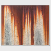 Papier Cadeau Arrière - plan mural avec des chiffons de rouille (Plat)