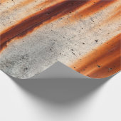 Papier Cadeau Arrière - plan mural avec des chiffons de rouille (Coin)