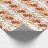 Papier Cadeau Arrière-plan orange (Coin)