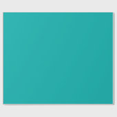 Papier Cadeau Arrière - plan Peacock Turquoise prêt à Customiser (Plat)