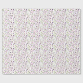 Papier Cadeau Arrière - plan point multicolore (Plat)