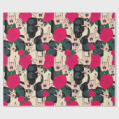 Papier Cadeau Arrière - plan Rock sans couture. musique Abstrait (Plat)