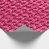 Papier Cadeau Arrière - plan rose brun. Texture de fils. Nom ver (Coin)