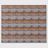 Papier Cadeau Arrière - plan rustique de Noël, planches en bois. (Plat)