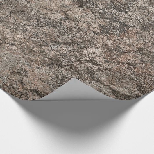 Papier Cadeau Arrière - plan sec criqué de texture de (Coin)