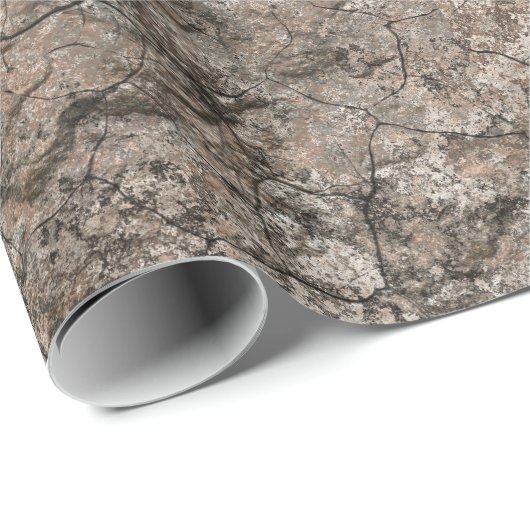 Papier Cadeau Arrière - plan sec criqué de texture de (Coin rond)