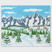 Papier Cadeau Arrière - plan simple et transparent - dessin manu (Plat)