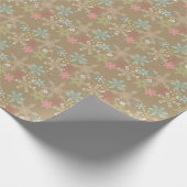 Papier Cadeau Arrière - plan Snowflake (Coin)