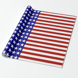 Papier Cadeau Arrière - plan Stars et Stripes