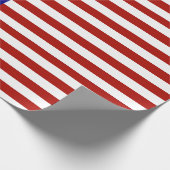 Papier Cadeau Arrière - plan Stars et Stripes (Coin)