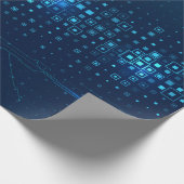 Papier Cadeau arrière - plan technologique Abstrait. Innovation  (Coin)