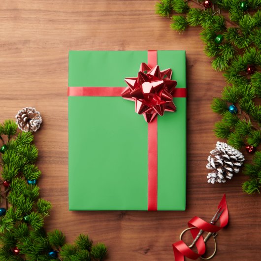 Papier Cadeau Arrière-plan vert néon plat - Texture scolaire (Cadeau de vacances)