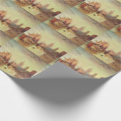 Papier Cadeau Arrivée d'un paquebot par Joseph Turner (Coin)