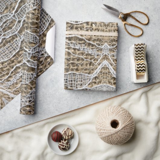 Papier Cadeau Arrow Town Burlap (Artisanat)