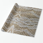 Papier Cadeau Arrow Town Burlap (Déroulé)