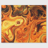 Papier Cadeau Art 10 de fractale du feu (Plat)