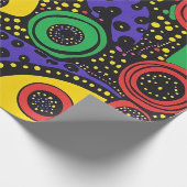 Papier Cadeau Art à points abstraits 9 (Coin)