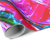 Papier Cadeau Art abstrait (Coin rond)