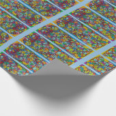 Papier Cadeau Art abstrait avec vitraux (Coin)