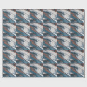 Papier Cadeau Art Abstrait : Brush Strokes Versatile. (Plat)