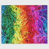 Papier Cadeau Art abstrait coloré (Plat)