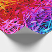 Papier Cadeau Art abstrait coloré (Coin)
