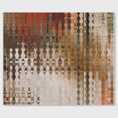 Papier Cadeau art abstrait coloré carrefour géométrique (Plat)