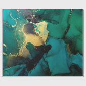 Papier Cadeau Art abstrait de luxe peinture fluide arrière - pla (Plat)