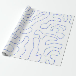 Papier Cadeau art abstrait moderne
