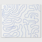 Papier Cadeau art abstrait moderne (Plat)