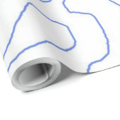 Papier Cadeau art abstrait moderne (Coin rond)