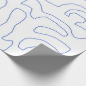 Papier Cadeau art abstrait moderne (Coin)