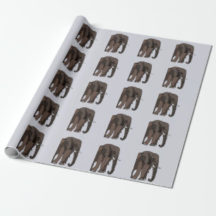 Papier Cadeau Art animal éléphant