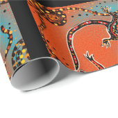 PAPIER CADEAU ART AUSTRALIE      (Coin rond)