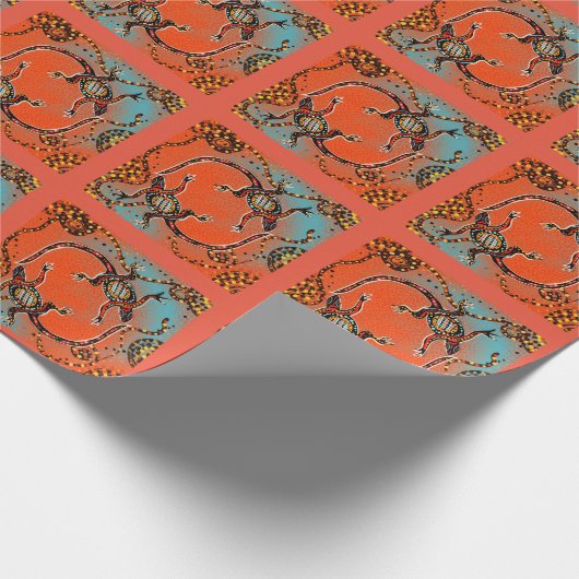 PAPIER CADEAU ART AUSTRALIEN (Coin)