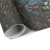 Papier Cadeau Art célèbre, Starry Night, Van Gogh (Coin rond)