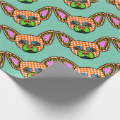Papier Cadeau Art de bruit de chiwawa (Coin)