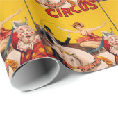 Papier Cadeau art de cirque (Coin rond)