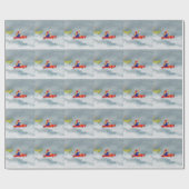 Papier Cadeau Art de kayaks (Plat)