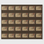 Papier Cadeau Art de la grotte glaciaire (Plat)