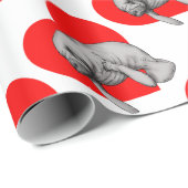 Papier Cadeau art de lamantin (Coin rond)