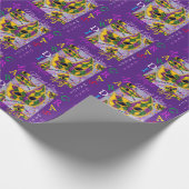 PAPIER CADEAU ART DE MARDI GRAS    (Coin)