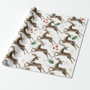 Papier Cadeau Art de Noël à ficelle