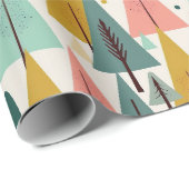 Papier Cadeau Art de Noël Art Plante One Little Christmas Tree (Coin rond)